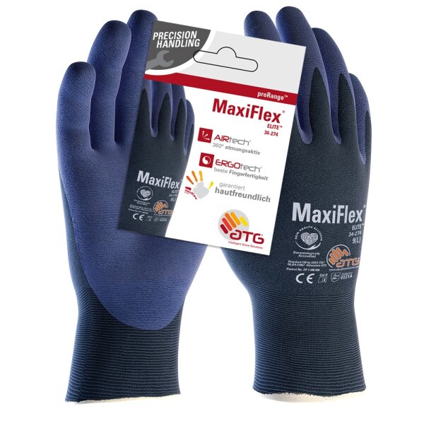 ATG® Nylon-Strickhandschuhe MaxiFlex® Elite™ (34-274 HCT)