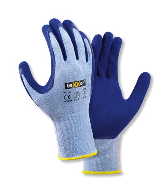 teXXor® Polyester-Strickhandschuhe LATEX