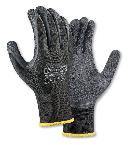 teXXor® Polyester-Strickhandschuhe LATEX