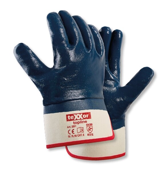 teXXor® topline Nitril-Handschuhe STULPE