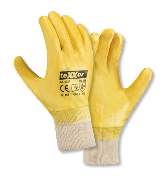 teXXor® Nitril-Handschuhe STRICKBUND