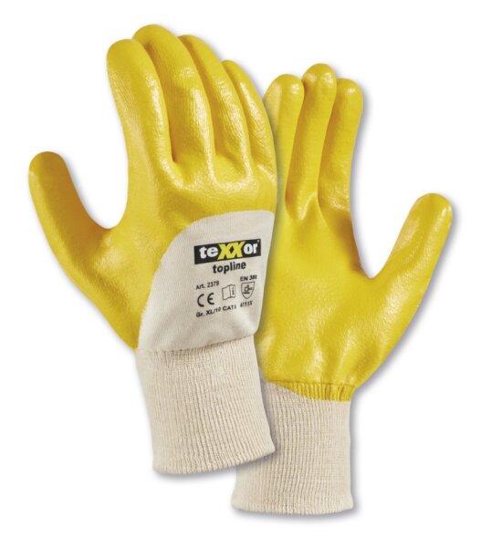 teXXor® topline Nitril-Handschuhe STRICKBUND