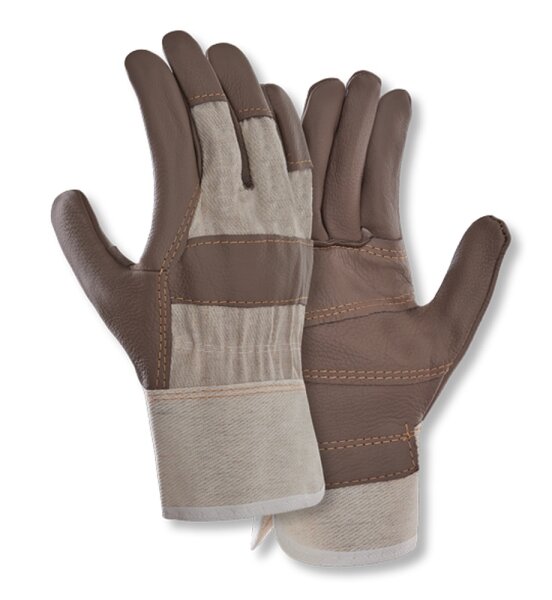 teXXor® Möbelleder-Handschuhe BRAUNE FARBEN