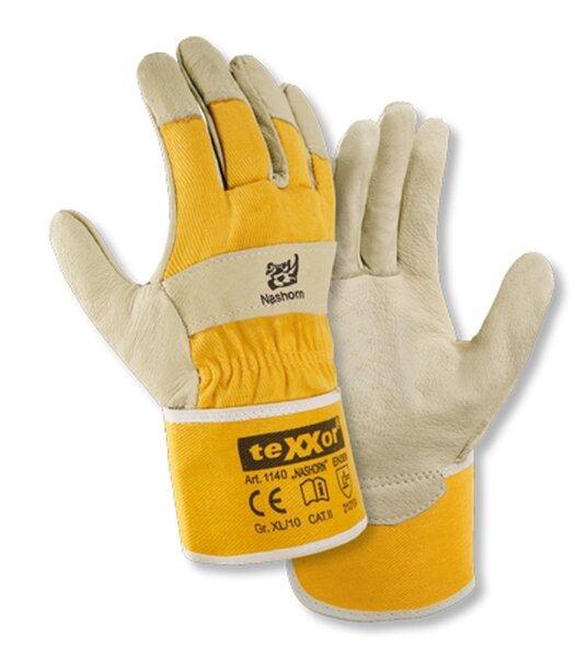 teXXor® Schweinsvollleder-Handschuhe NASHORN