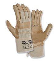 teXXor® Möbelleder-Handschuhe HELLES LEDER