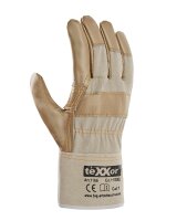 teXXor® Möbelleder-Handschuhe HELLES LEDER