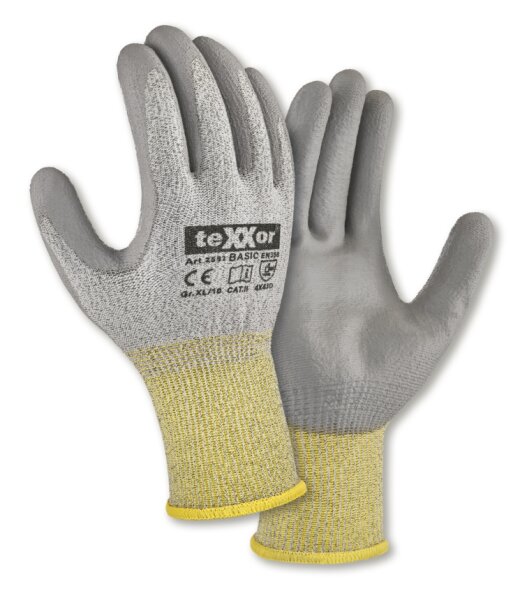 teXXor® Schnittschutz-Strickhandschuhe BASIC