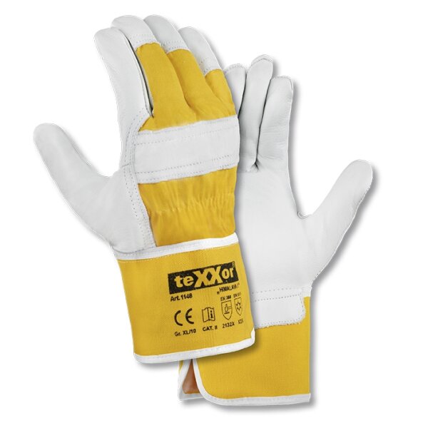 teXXor® Rindvollleder-Winterbauhandschuhe HIMALAYA I