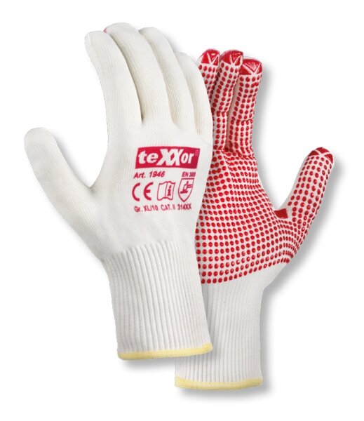 teXXor® Feinstrick-Handschuhe BAUMWOLLE/NYLON