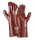 teXXor® topline Chemikalienschutz-Handschuhe PVC ROTBRAUN