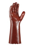 teXXor® topline Chemikalienschutz-Handschuhe PVC ROTBRAUN