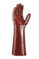 teXXor® topline Chemikalienschutz-Handschuhe PVC ROTBRAUN