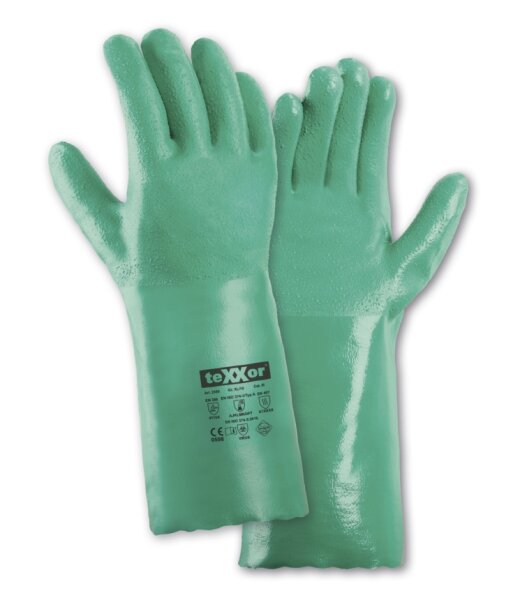 teXXor® Nitril-Handschuhe GERAUTE OBERFLÄCHE