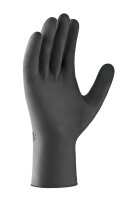 teXXor® Nitril-Einweg-Handschuhe fingerspitzentexturiert schwarz