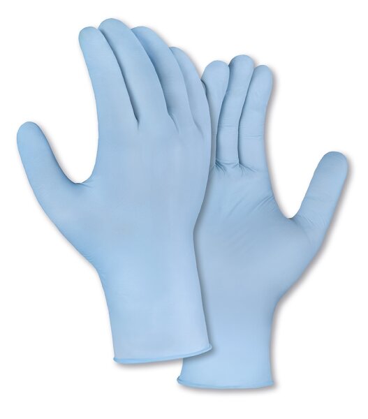 teXXor® Nitril-Einweg-Handschuhe OHNE BESCHLEUNIGER hellblau
