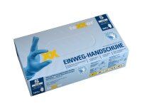 teXXor® Nitril-Einweg-Handschuhe OHNE BESCHLEUNIGER hellblau