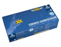 teXXor® Nitril-Einweg-Handschuhe EXTRA LONG blau