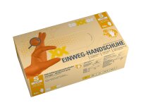 teXXor® Nitril-Einweg-Handschuhe DIAMOND GRIP orange