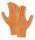teXXor® Nitril-Einweg-Handschuhe DIAMOND GRIP orange