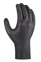 teXXor® Nitril-Einweg-Handschuhe DIAMOND GRIP schwarz