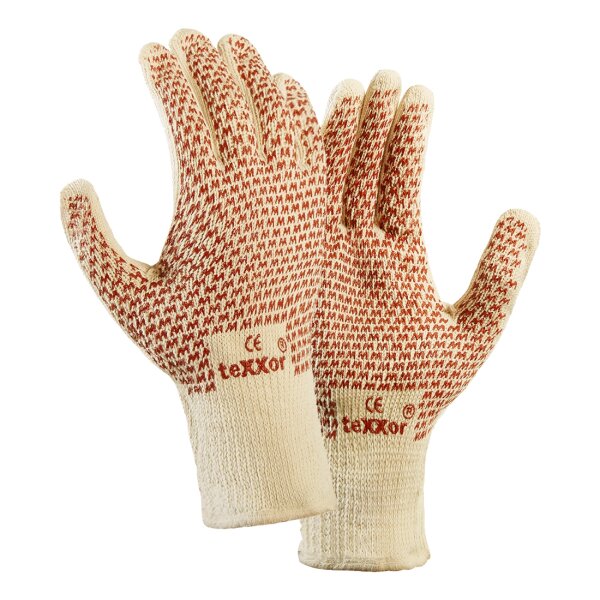teXXor® Strickhandschuhe BAUMWOLLE
