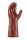 teXXor® PVC-Handschuhe ROTBRAUN
