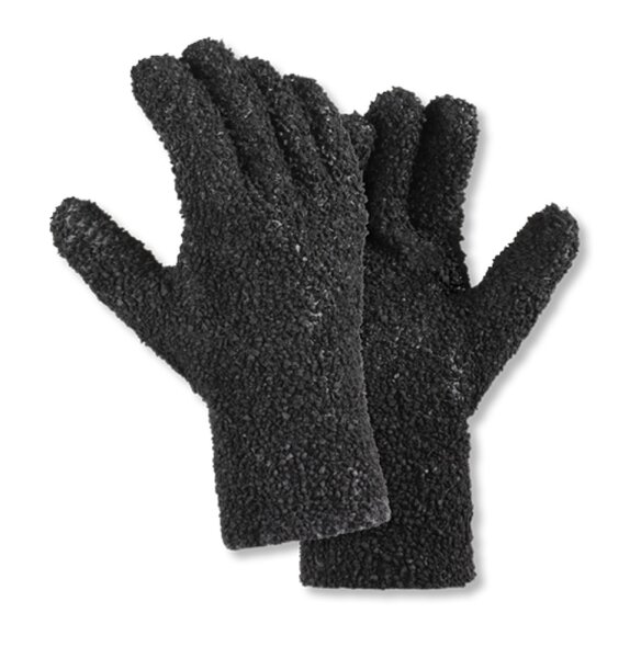 teXXor® PVC-Handschuhe SCHWARZ GRANULIERT