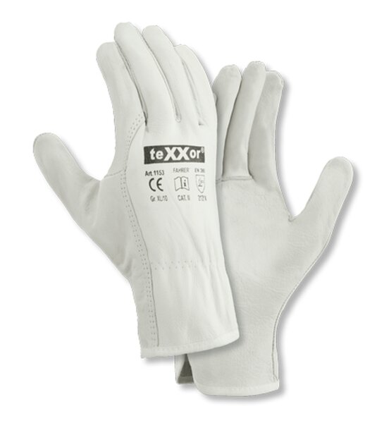 teXXor® Rindnappaleder-Handschuhe FAHRER