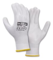 teXXor® Polyester-Strickhandschuhe POLYURETHAN...