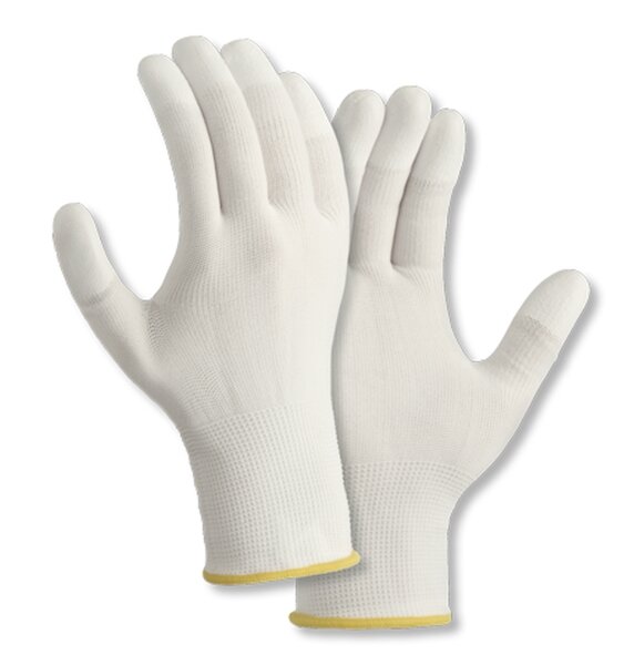 teXXor® Polyester-Strickhandschuhe FINGERKUPPEN PU-BESCHICHTET