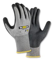 teXXor® topline Schnittschutz-Strickhandschuhe BESANDETE NITRILBESCHICHTUNG