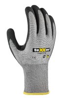 teXXor® topline Schnittschutz-Strickhandschuhe BESANDETE NITRILBESCHICHTUNG