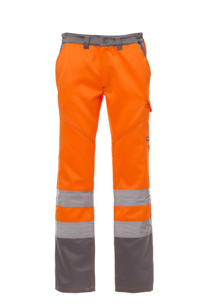 FLUOORANGE/STAHLGRAU